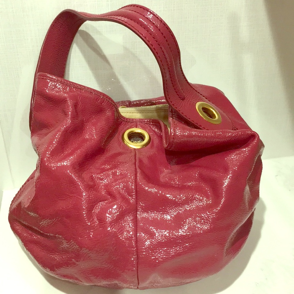 Authentic YSL Hobo Bag in Patent Leather